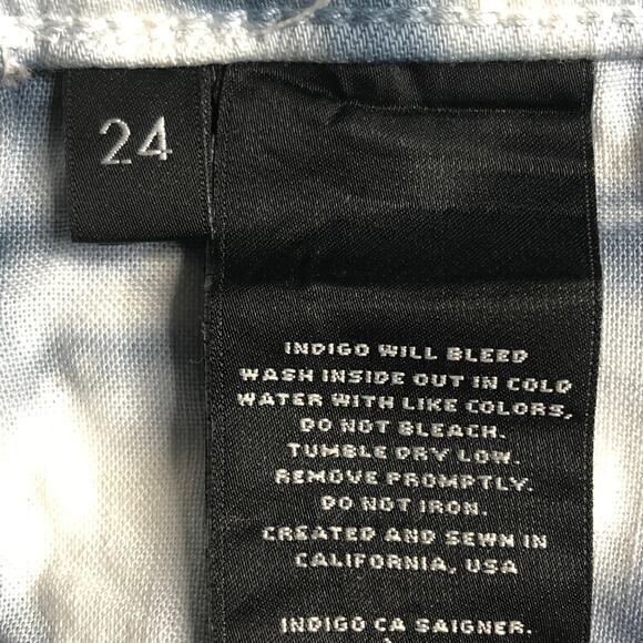 J Brand Photo Ready Tied Estate Blu Skinny Capri - Size 24 - Picture 11 of 15